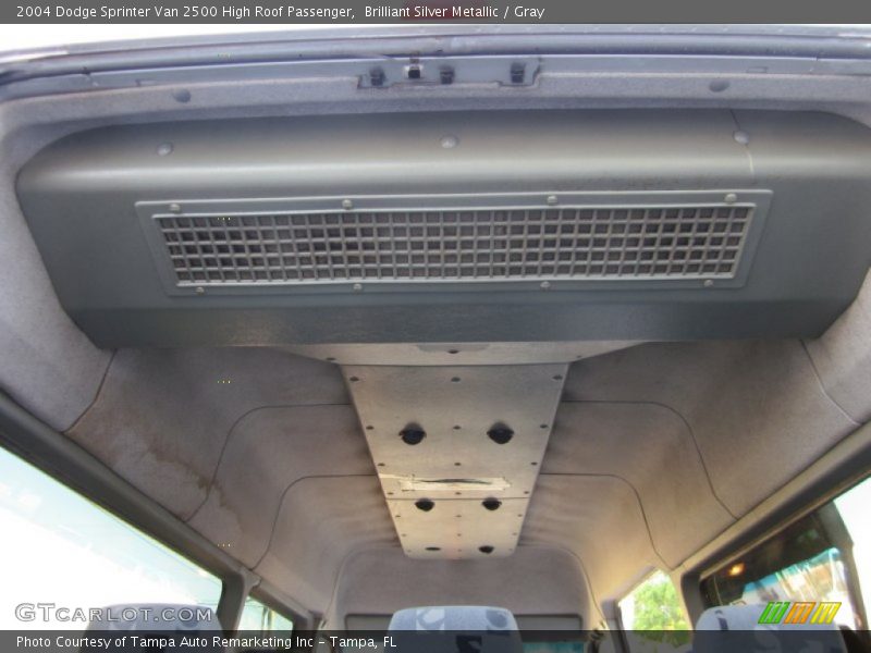 Brilliant Silver Metallic / Gray 2004 Dodge Sprinter Van 2500 High Roof Passenger