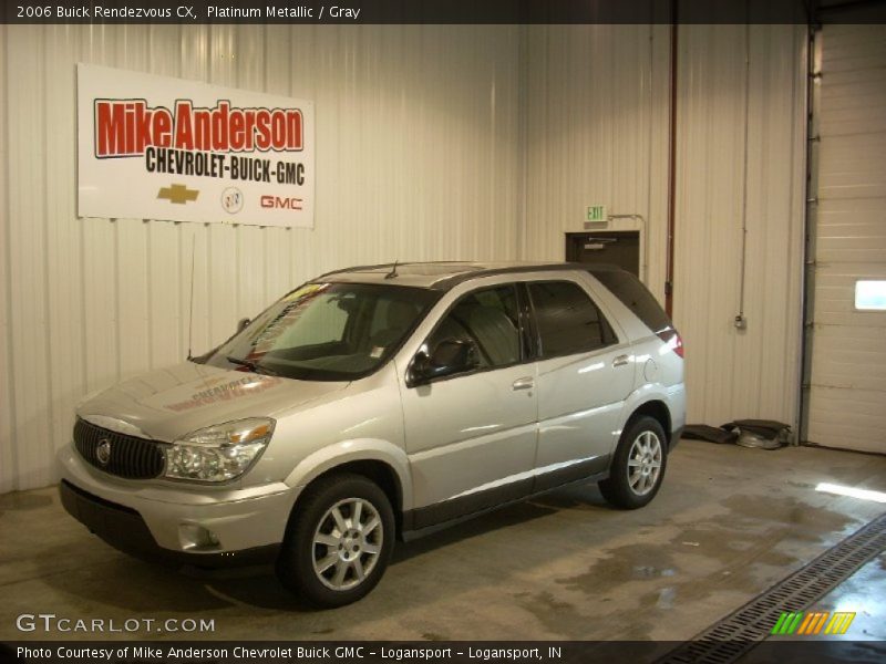 Platinum Metallic / Gray 2006 Buick Rendezvous CX