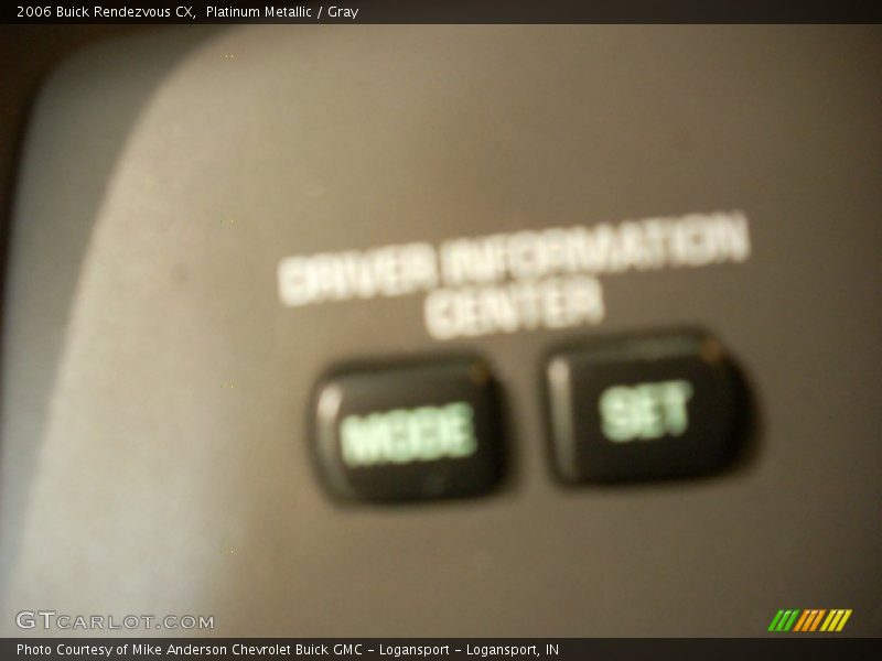 Platinum Metallic / Gray 2006 Buick Rendezvous CX