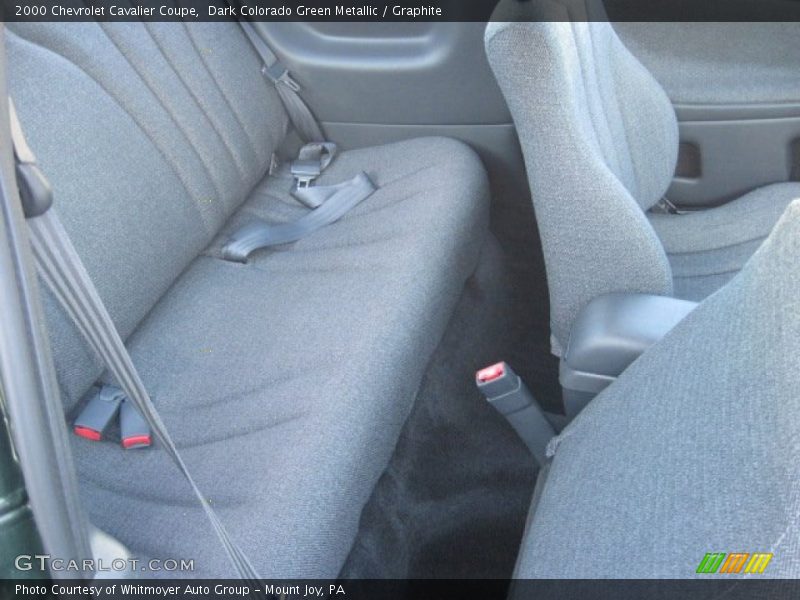 Dark Colorado Green Metallic / Graphite 2000 Chevrolet Cavalier Coupe