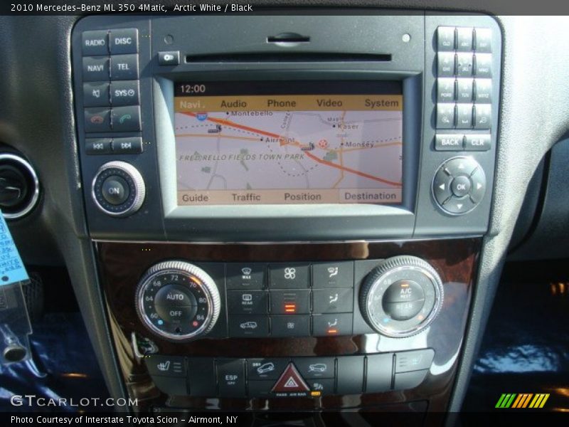 Arctic White / Black 2010 Mercedes-Benz ML 350 4Matic