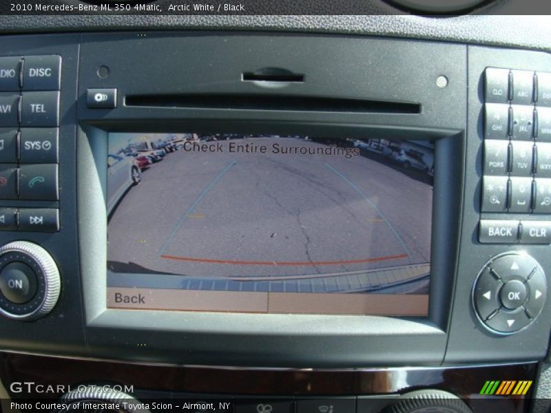 Arctic White / Black 2010 Mercedes-Benz ML 350 4Matic