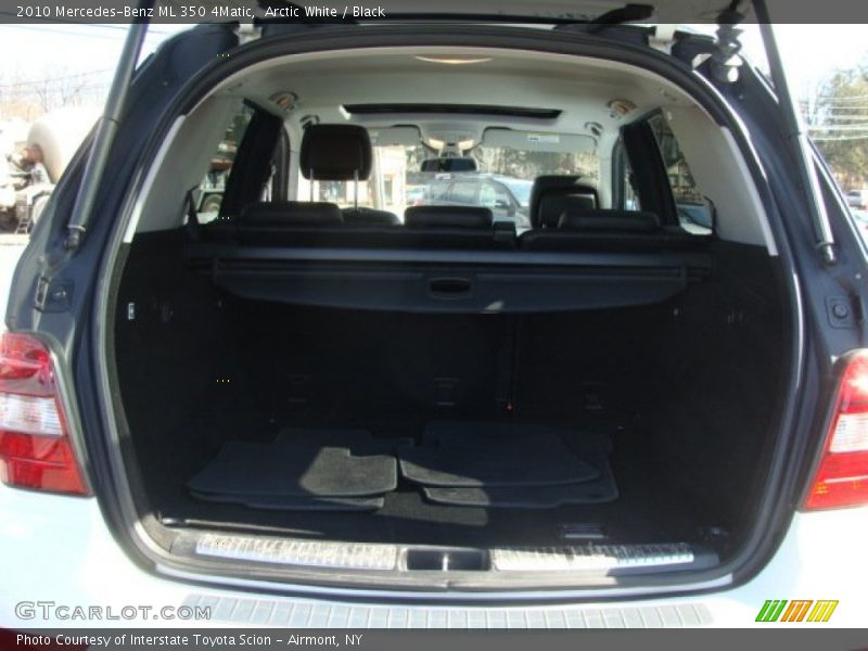 Arctic White / Black 2010 Mercedes-Benz ML 350 4Matic