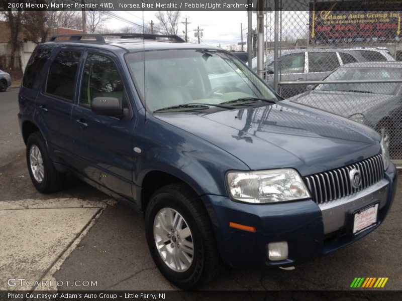 Norsea Blue Metallic / Pebble/Light Parchment 2006 Mercury Mariner Premier 4WD