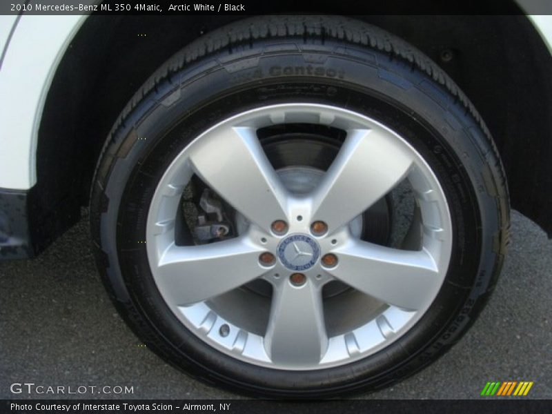 Arctic White / Black 2010 Mercedes-Benz ML 350 4Matic