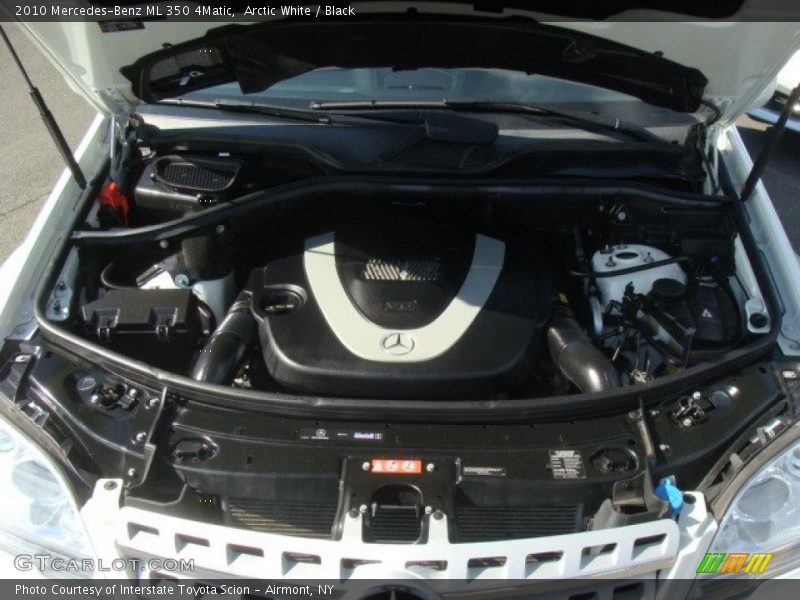 Arctic White / Black 2010 Mercedes-Benz ML 350 4Matic