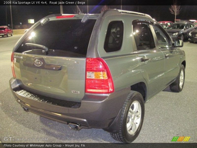 Royal Jade Green / Beige 2006 Kia Sportage LX V6 4x4