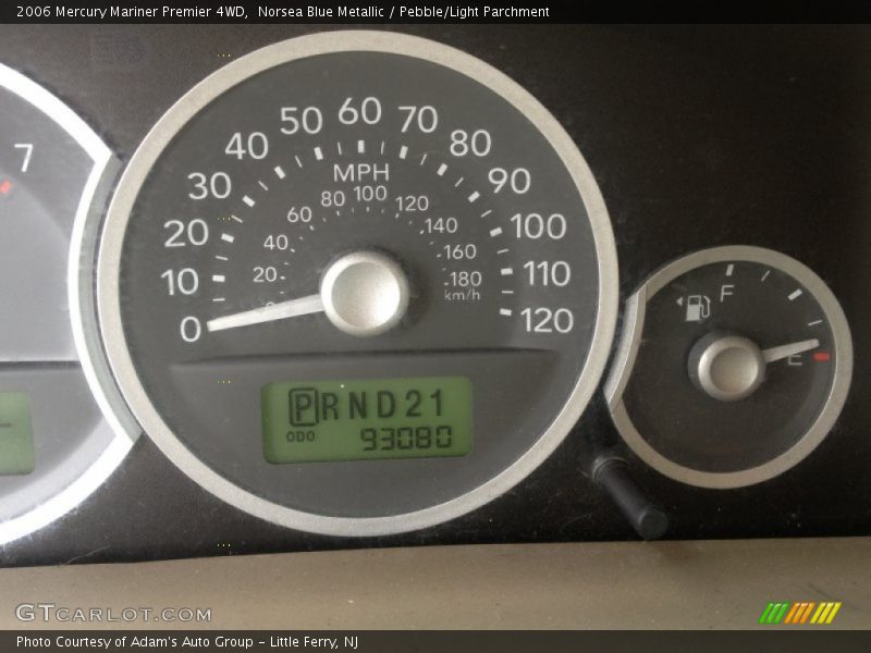  2006 Mariner Premier 4WD Premier 4WD Gauges
