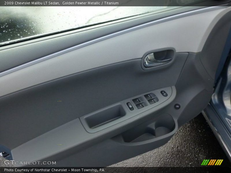 Golden Pewter Metallic / Titanium 2009 Chevrolet Malibu LT Sedan