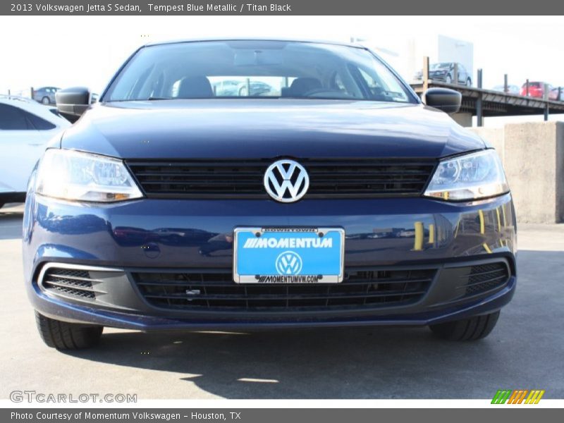 Tempest Blue Metallic / Titan Black 2013 Volkswagen Jetta S Sedan