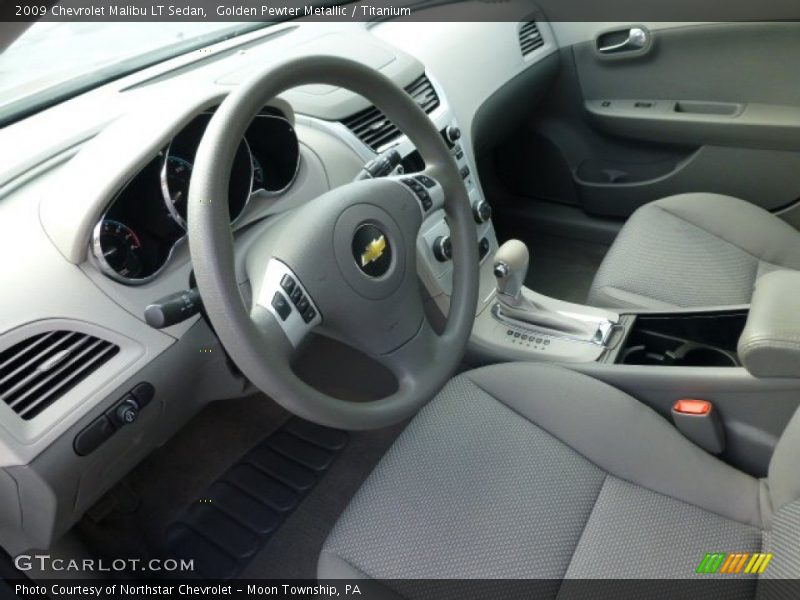 Titanium Interior - 2009 Malibu LT Sedan 