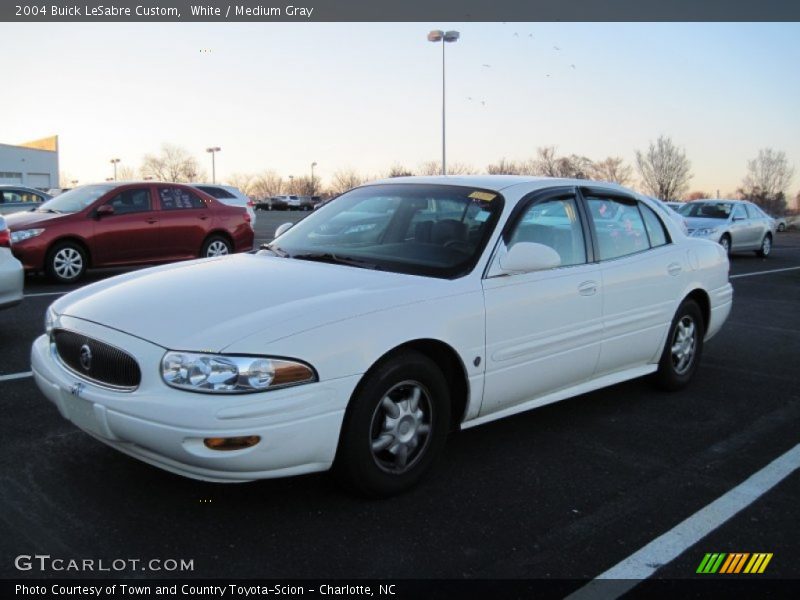 White / Medium Gray 2004 Buick LeSabre Custom