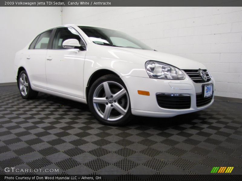 Candy White / Anthracite 2009 Volkswagen Jetta TDI Sedan