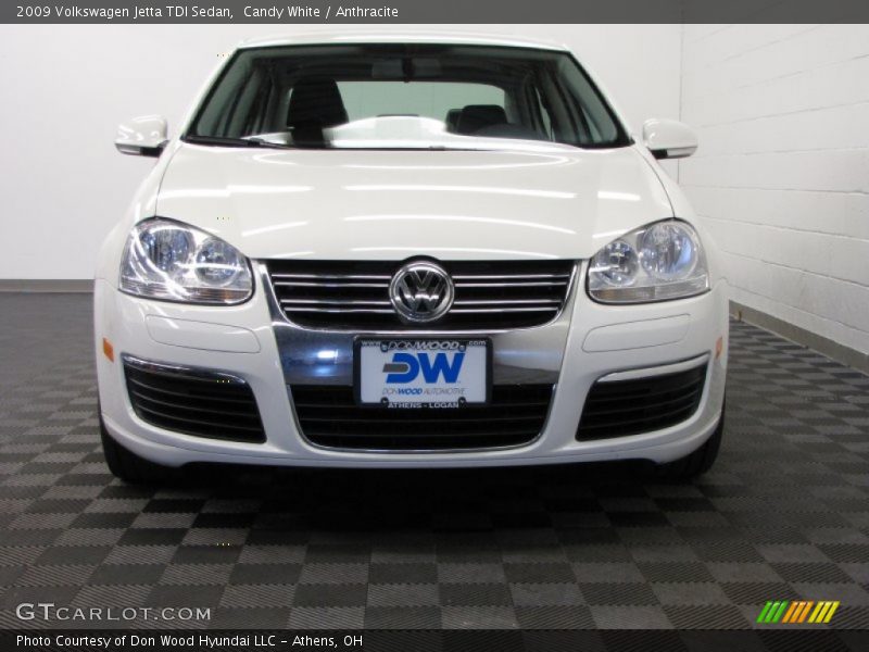 Candy White / Anthracite 2009 Volkswagen Jetta TDI Sedan