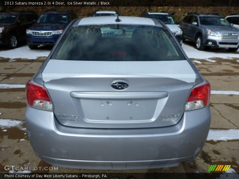 Ice Silver Metallic / Black 2013 Subaru Impreza 2.0i 4 Door