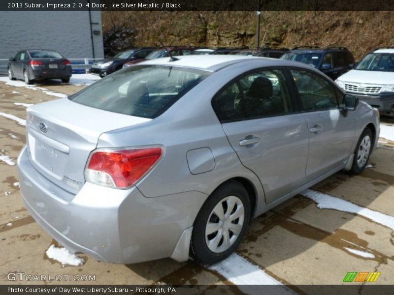 Ice Silver Metallic / Black 2013 Subaru Impreza 2.0i 4 Door
