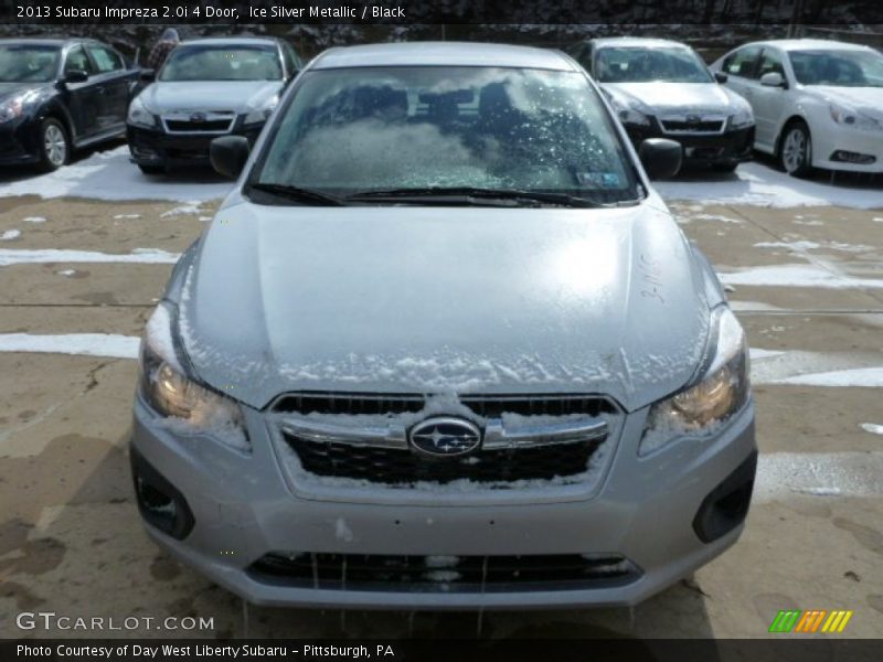 Ice Silver Metallic / Black 2013 Subaru Impreza 2.0i 4 Door