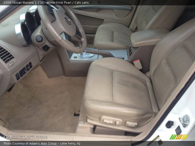 Winter Frost Pearl / Cafe Latte 2006 Nissan Maxima 3.5 SE