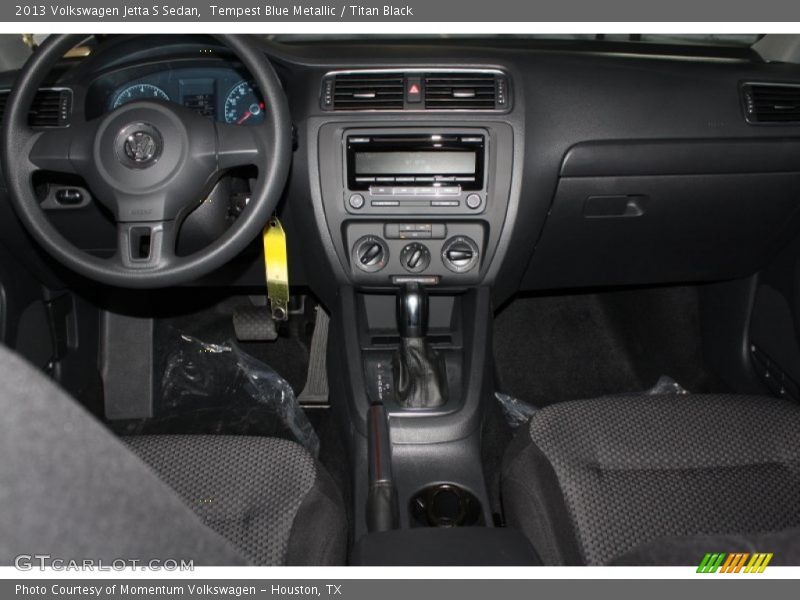 Tempest Blue Metallic / Titan Black 2013 Volkswagen Jetta S Sedan