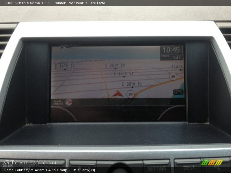 Winter Frost Pearl / Cafe Latte 2006 Nissan Maxima 3.5 SE