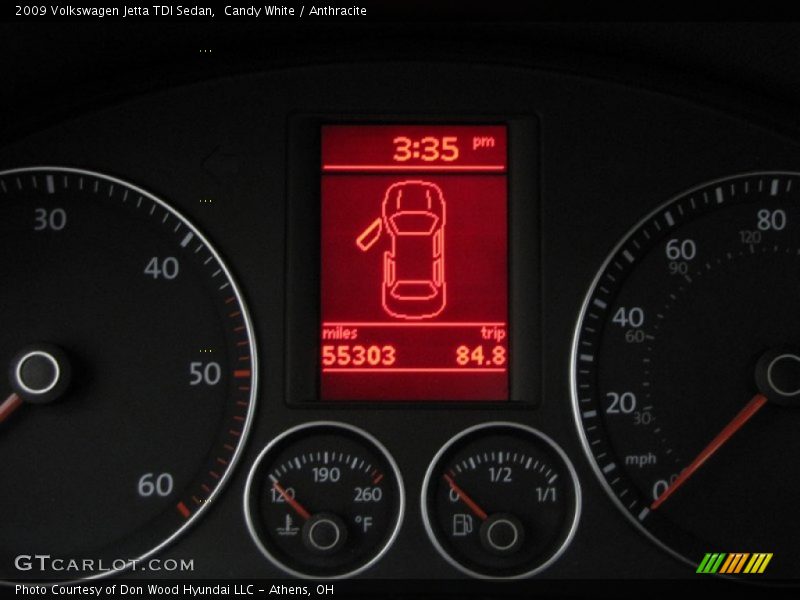 Candy White / Anthracite 2009 Volkswagen Jetta TDI Sedan