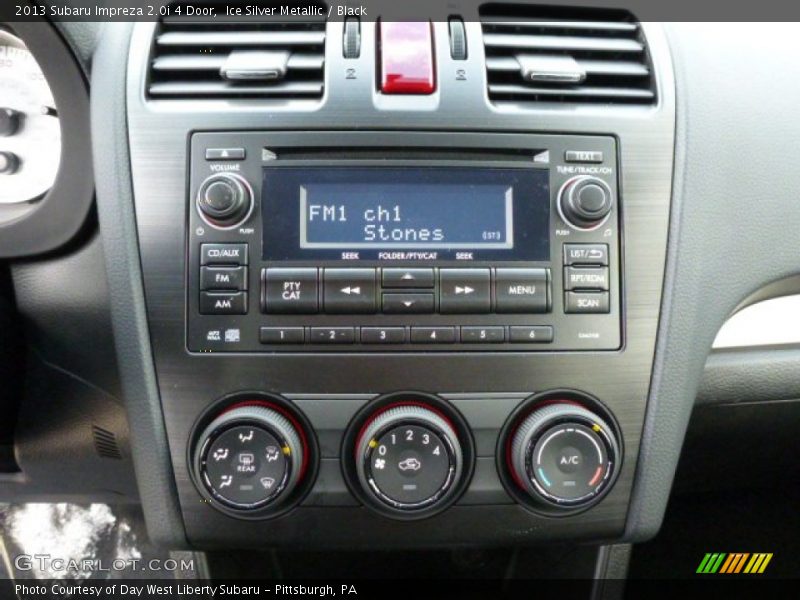 Ice Silver Metallic / Black 2013 Subaru Impreza 2.0i 4 Door
