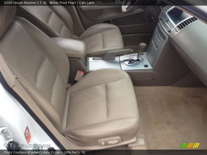 Winter Frost Pearl / Cafe Latte 2006 Nissan Maxima 3.5 SE