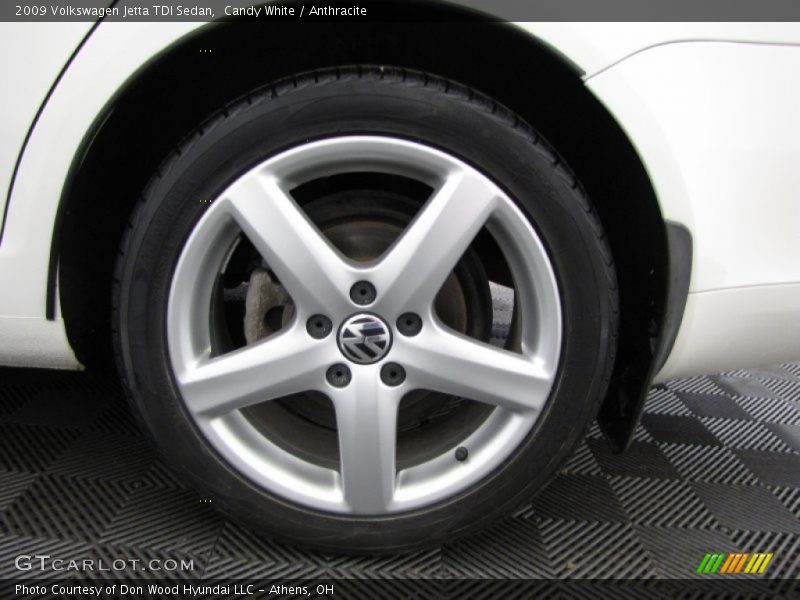 Candy White / Anthracite 2009 Volkswagen Jetta TDI Sedan
