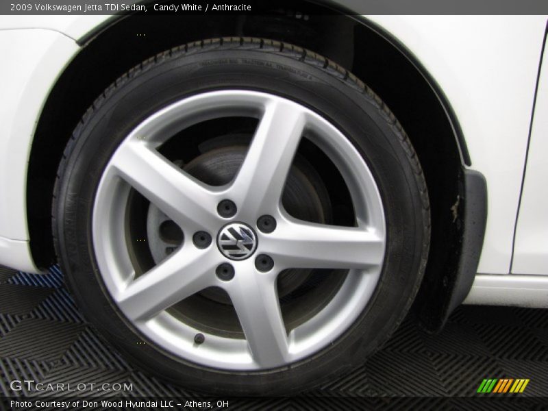 Candy White / Anthracite 2009 Volkswagen Jetta TDI Sedan