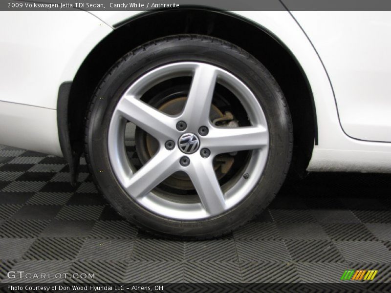 Candy White / Anthracite 2009 Volkswagen Jetta TDI Sedan