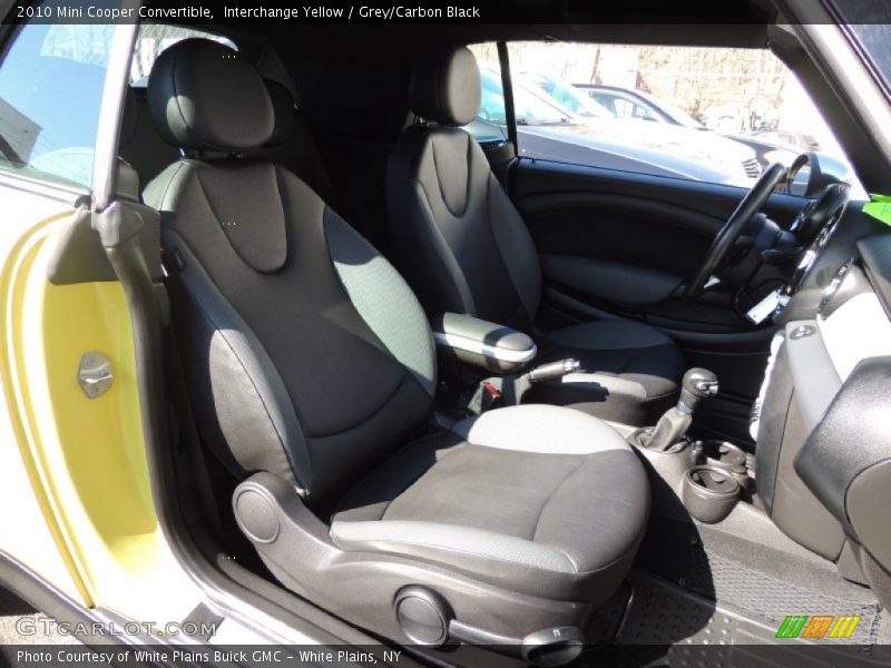 Interchange Yellow / Grey/Carbon Black 2010 Mini Cooper Convertible