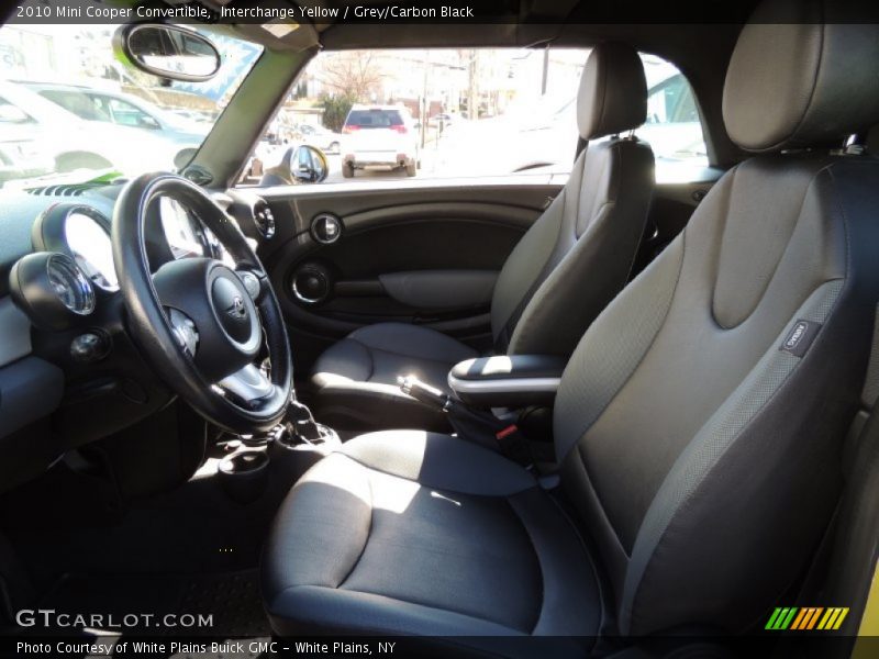 Interchange Yellow / Grey/Carbon Black 2010 Mini Cooper Convertible