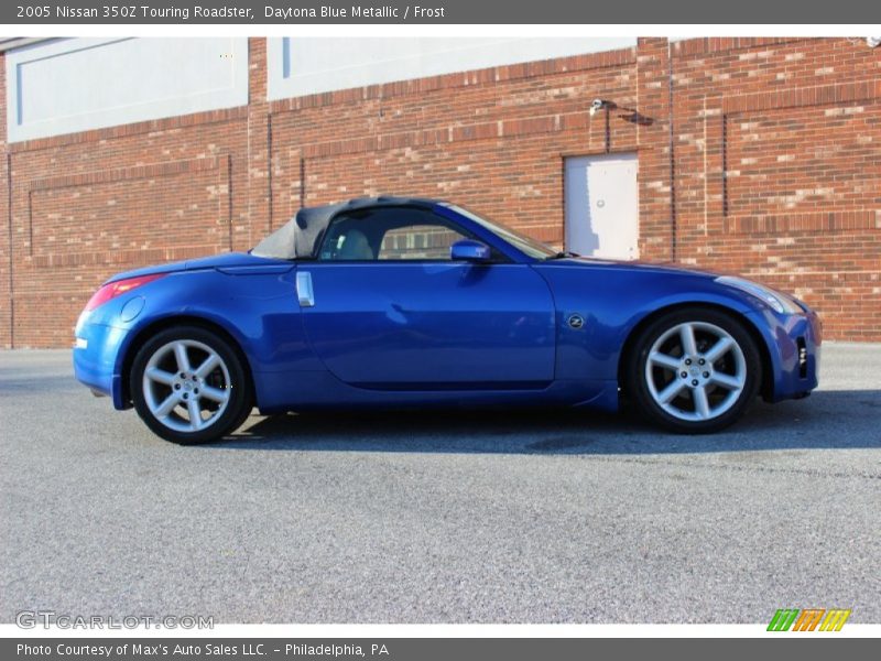 Daytona Blue Metallic / Frost 2005 Nissan 350Z Touring Roadster