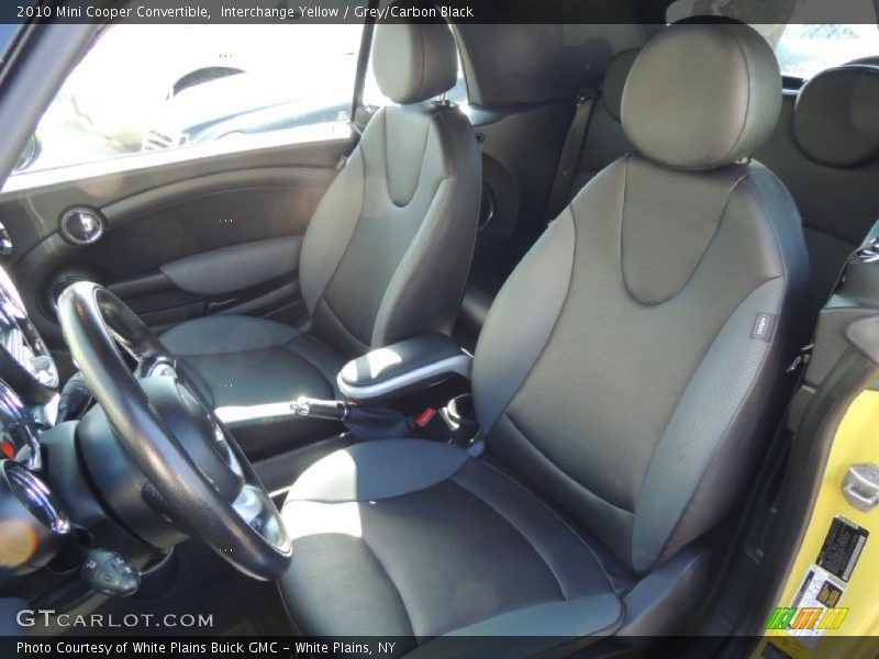 Interchange Yellow / Grey/Carbon Black 2010 Mini Cooper Convertible