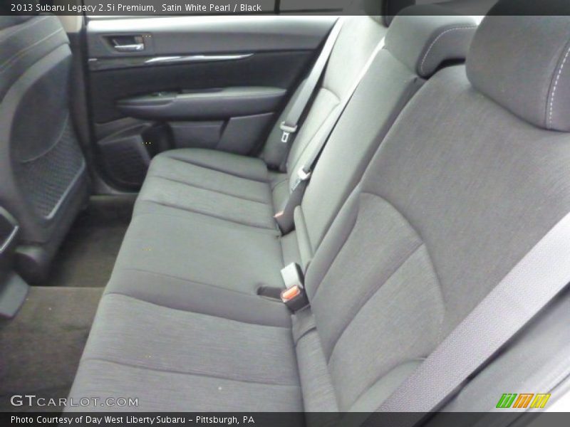 Satin White Pearl / Black 2013 Subaru Legacy 2.5i Premium