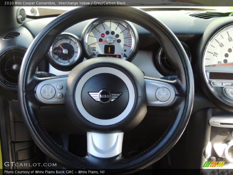 Interchange Yellow / Grey/Carbon Black 2010 Mini Cooper Convertible