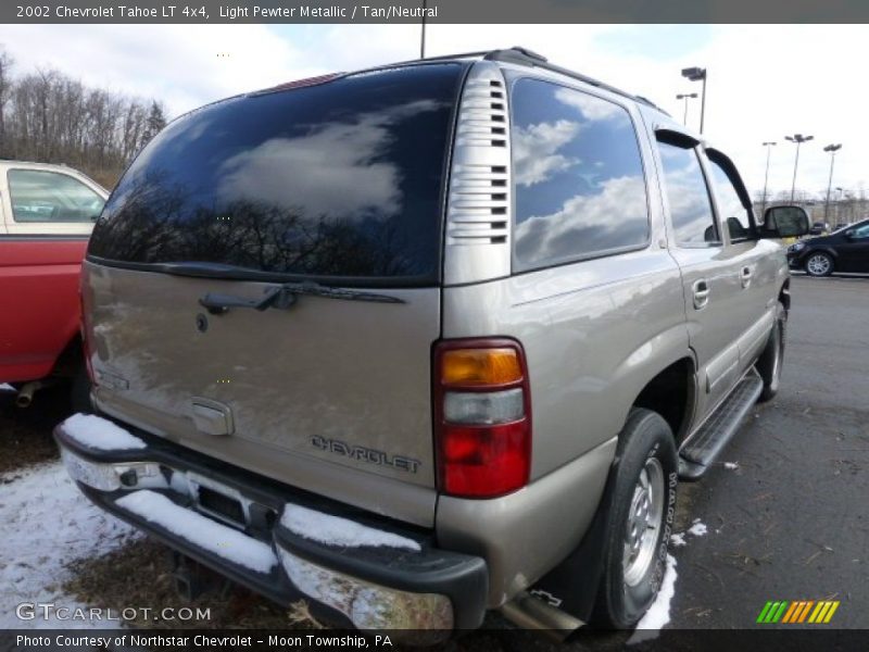 Light Pewter Metallic / Tan/Neutral 2002 Chevrolet Tahoe LT 4x4