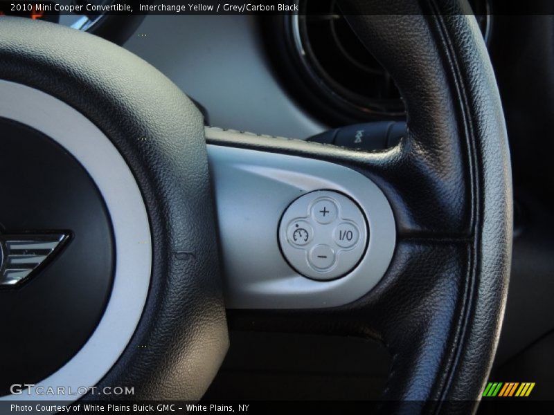 Interchange Yellow / Grey/Carbon Black 2010 Mini Cooper Convertible
