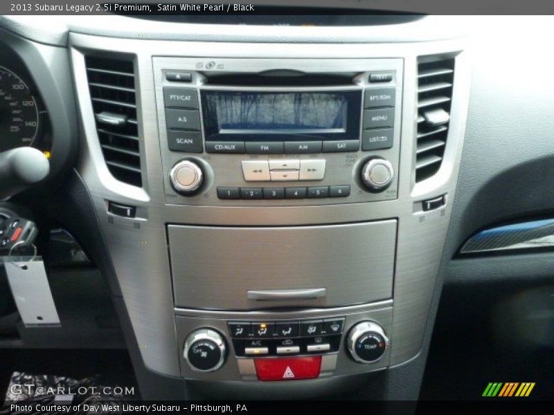 Satin White Pearl / Black 2013 Subaru Legacy 2.5i Premium