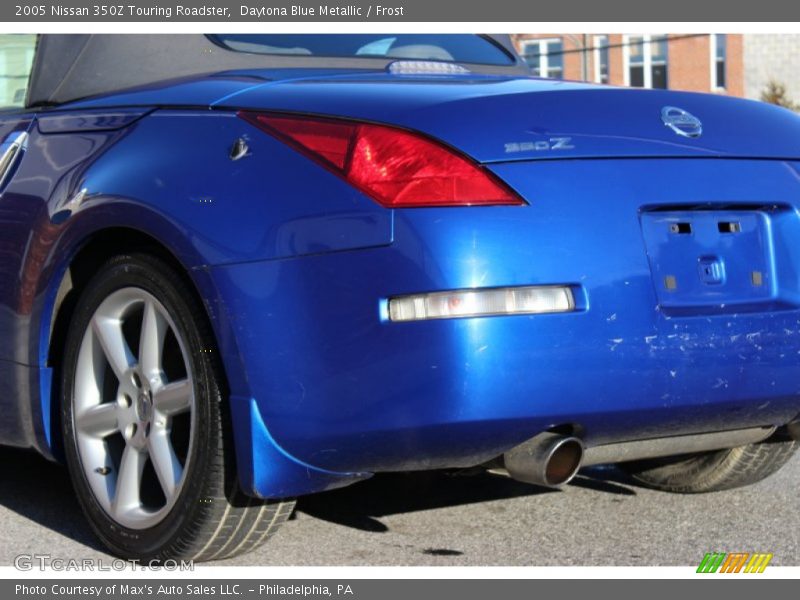 Daytona Blue Metallic / Frost 2005 Nissan 350Z Touring Roadster