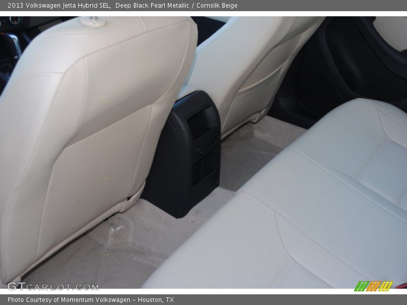Deep Black Pearl Metallic / Cornsilk Beige 2013 Volkswagen Jetta Hybrid SEL
