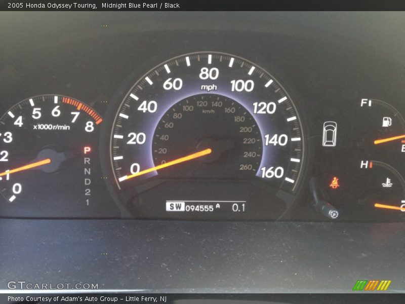 Midnight Blue Pearl / Black 2005 Honda Odyssey Touring