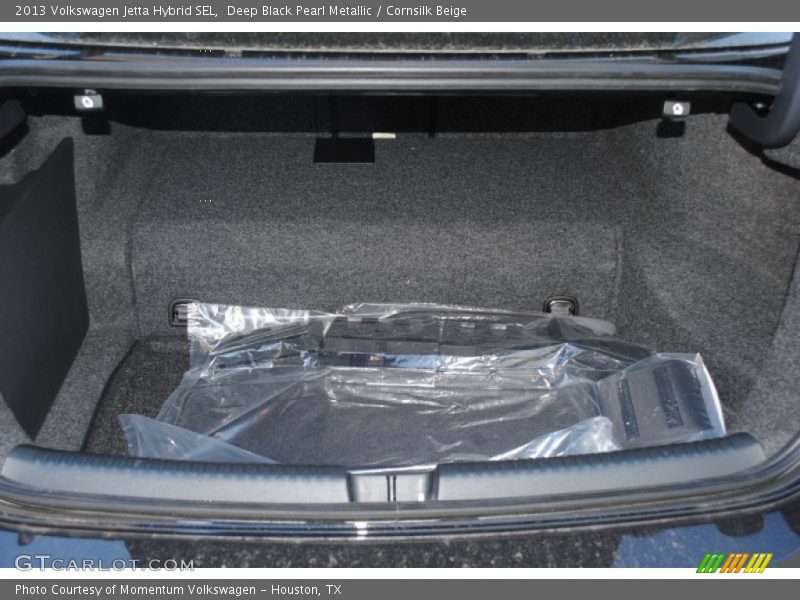 Deep Black Pearl Metallic / Cornsilk Beige 2013 Volkswagen Jetta Hybrid SEL