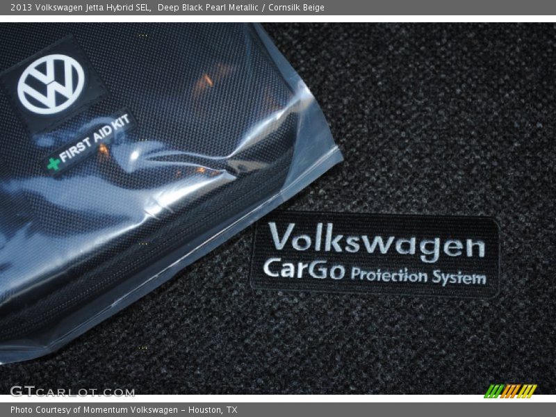 Deep Black Pearl Metallic / Cornsilk Beige 2013 Volkswagen Jetta Hybrid SEL