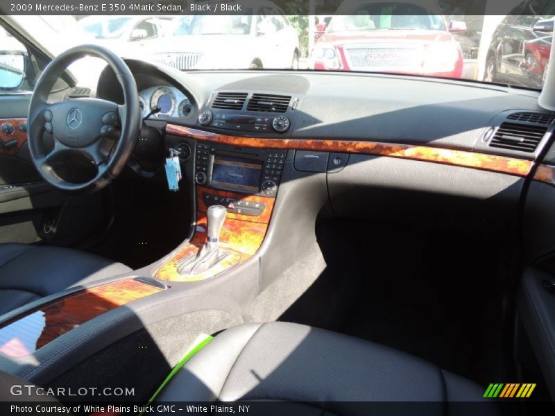 Black / Black 2009 Mercedes-Benz E 350 4Matic Sedan