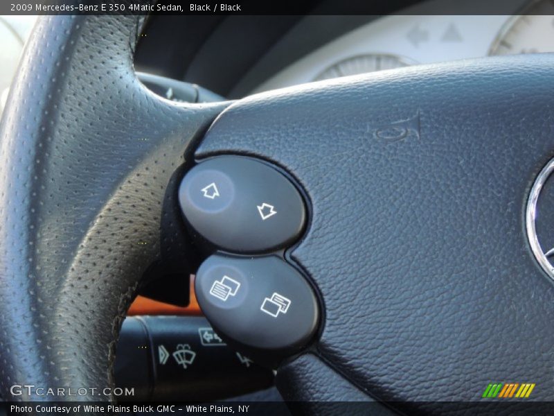 Black / Black 2009 Mercedes-Benz E 350 4Matic Sedan