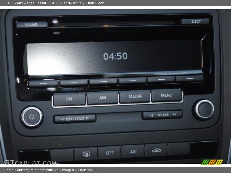 Audio System of 2013 Passat 2.5L S