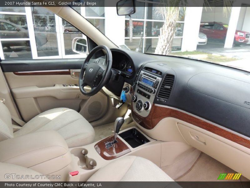 Golden Beige / Beige 2007 Hyundai Santa Fe GLS
