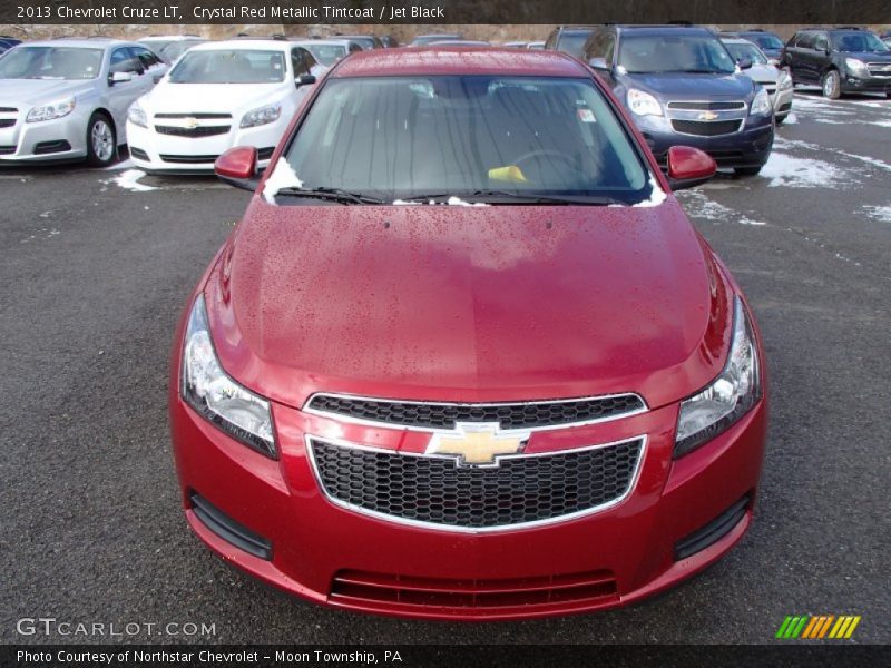 Crystal Red Metallic Tintcoat / Jet Black 2013 Chevrolet Cruze LT