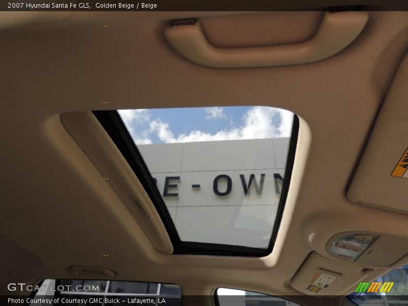Golden Beige / Beige 2007 Hyundai Santa Fe GLS